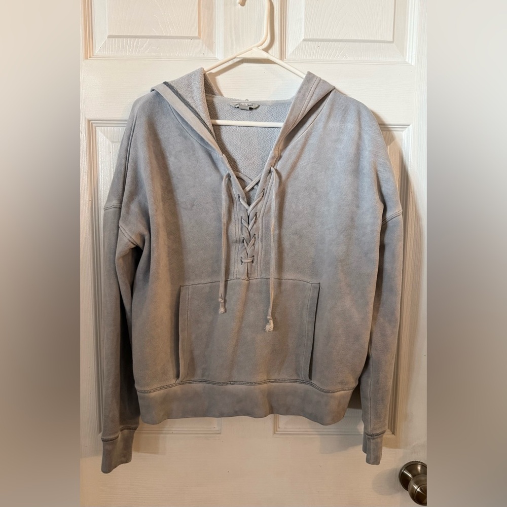 Women’s American Eagle Tie Dye Blueish Gray Hoodie Size S.